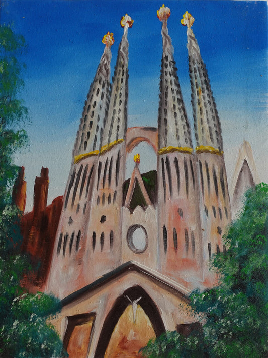 Barcelona painting