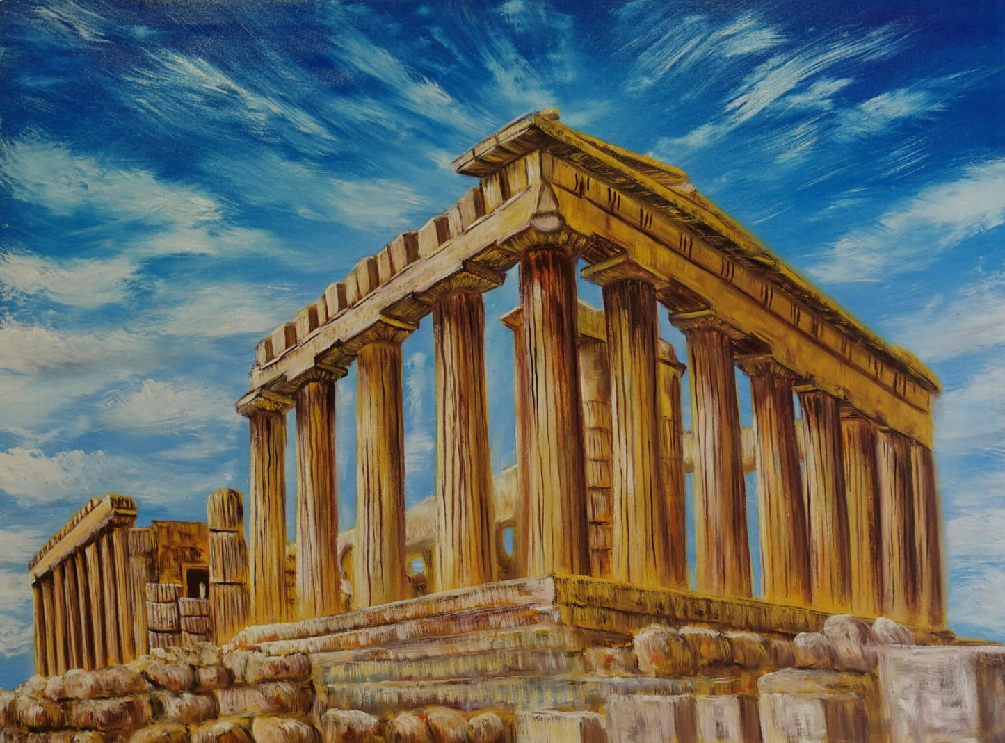 Athen, Der Parthenon 60x80 cm
