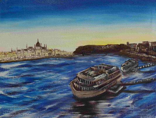 Cruises on the Danube 30 x 40 cm