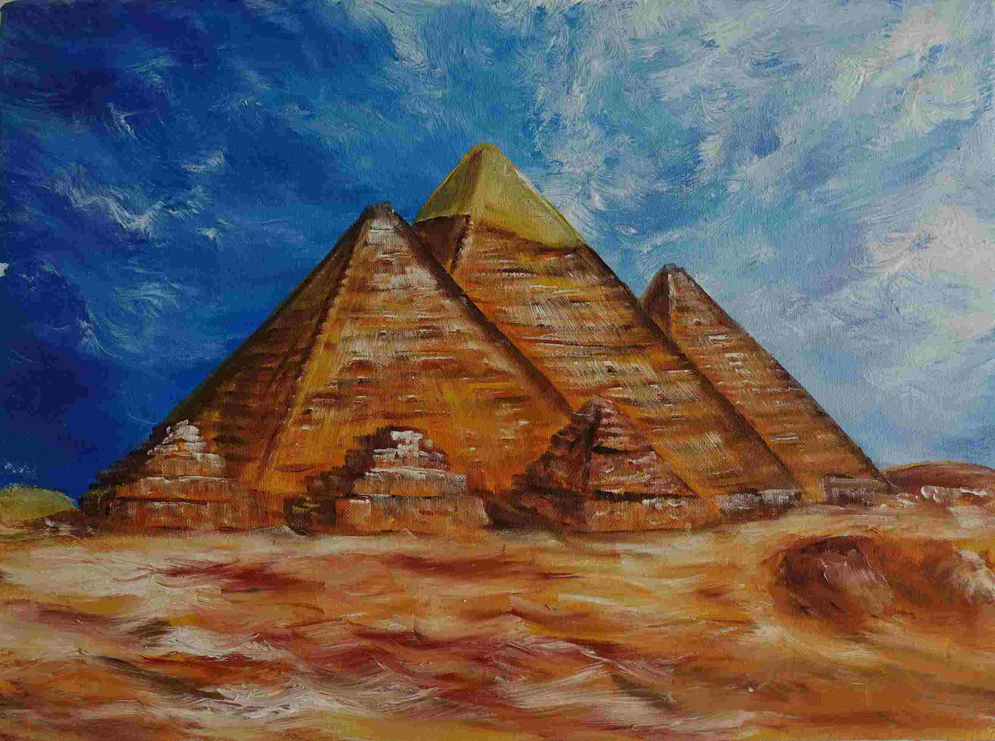 Pyramids of Egypt 30 x 40 cm