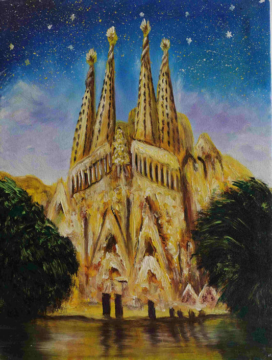 Noche de La Sagrada Familia 30 x 40 cm