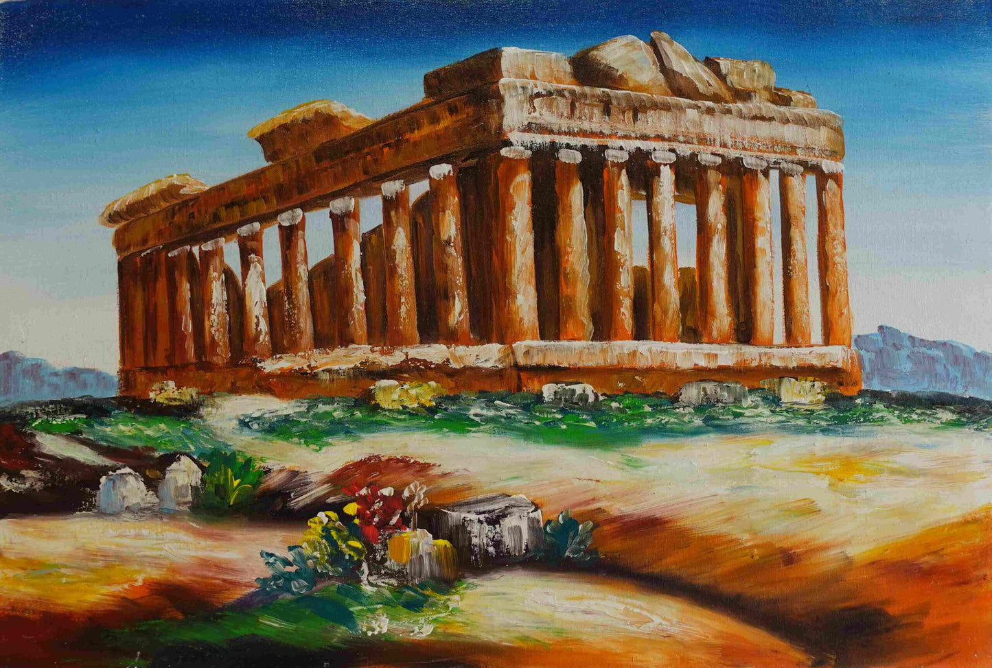 Athen, Parthenon/ 60x40cm