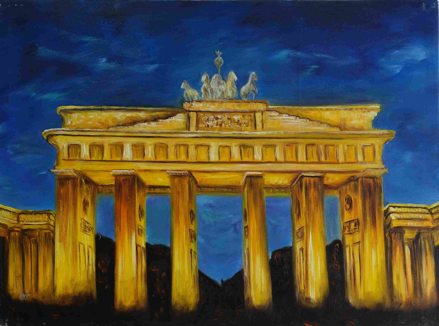 Das Brandenburger Tor in Berlin 60 x 80 cm