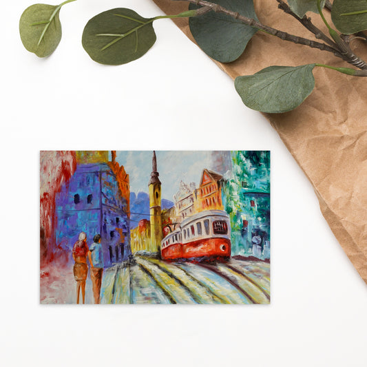 Postkarte "Lissabon Tram"