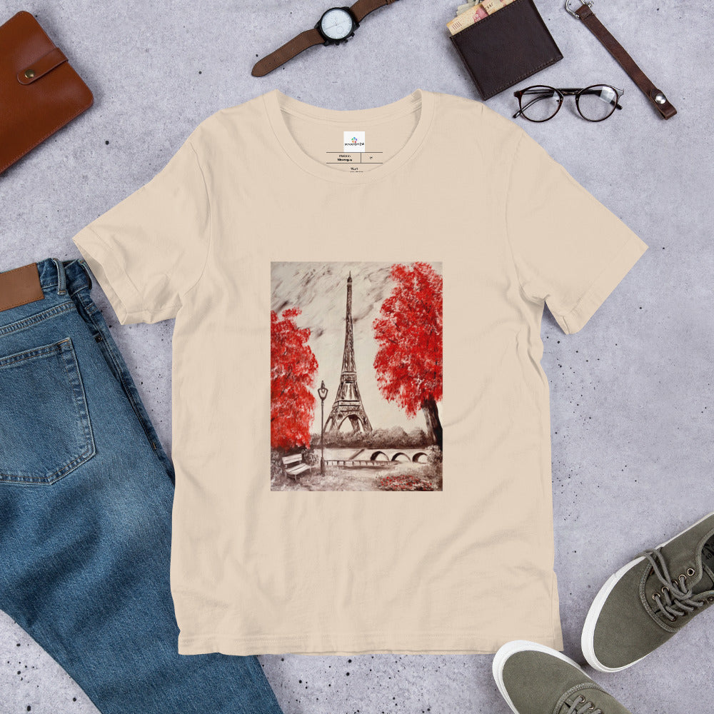 Paris Unisex Short Sleeve T-Shirt