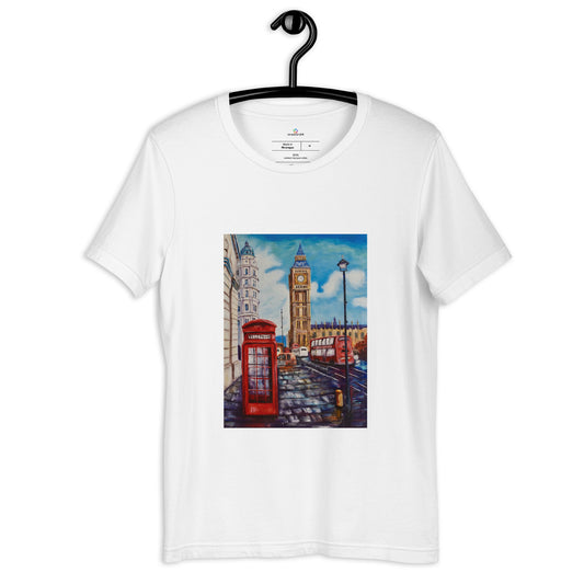 London Unisex-Kurzarm-T-Shirt