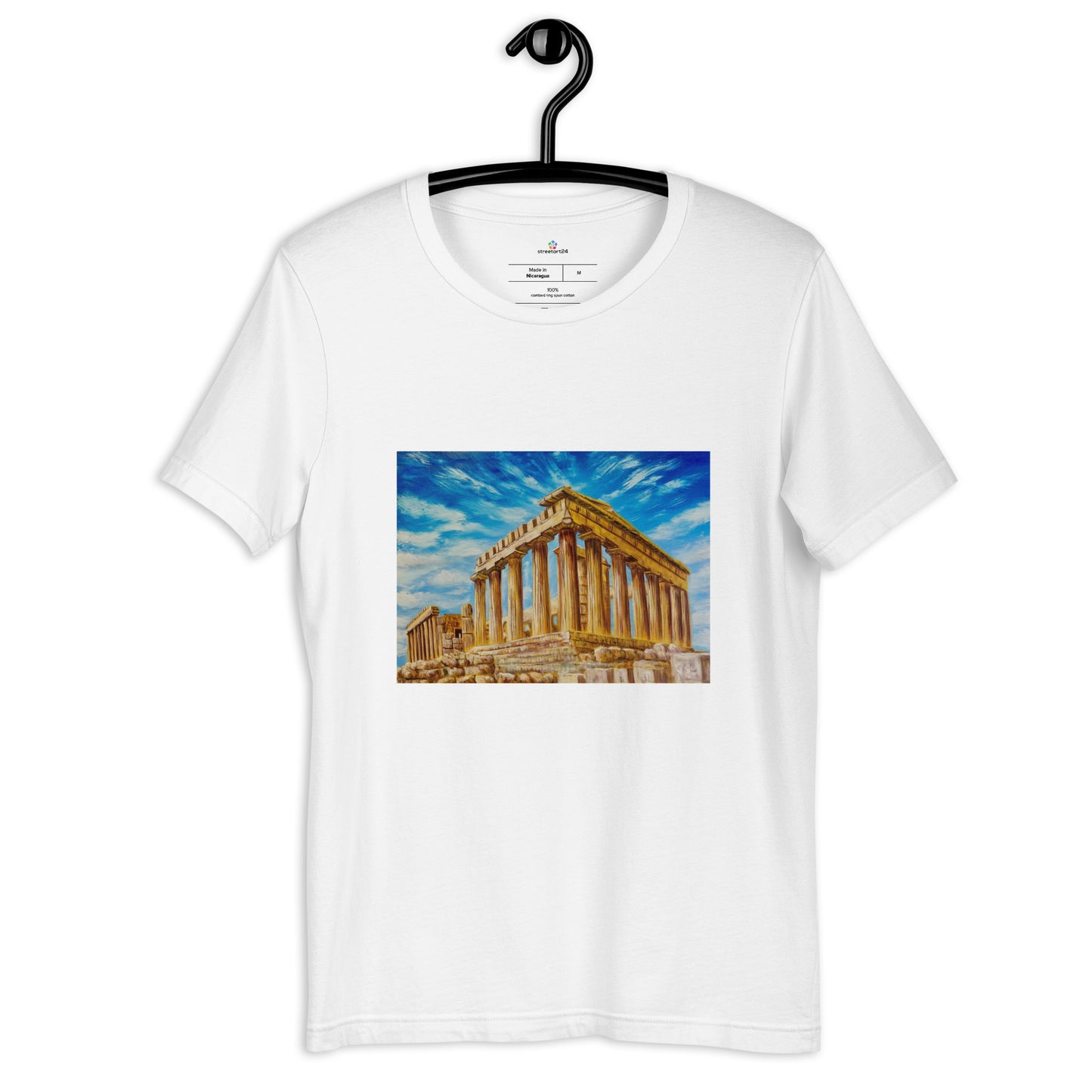 Das Parthenon Athen Unisex-Kurzarm-T-Shirt