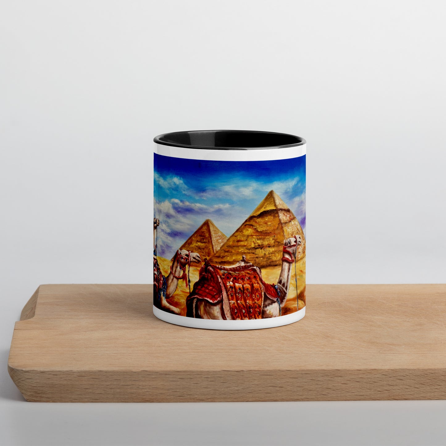 Egypt interior color mug