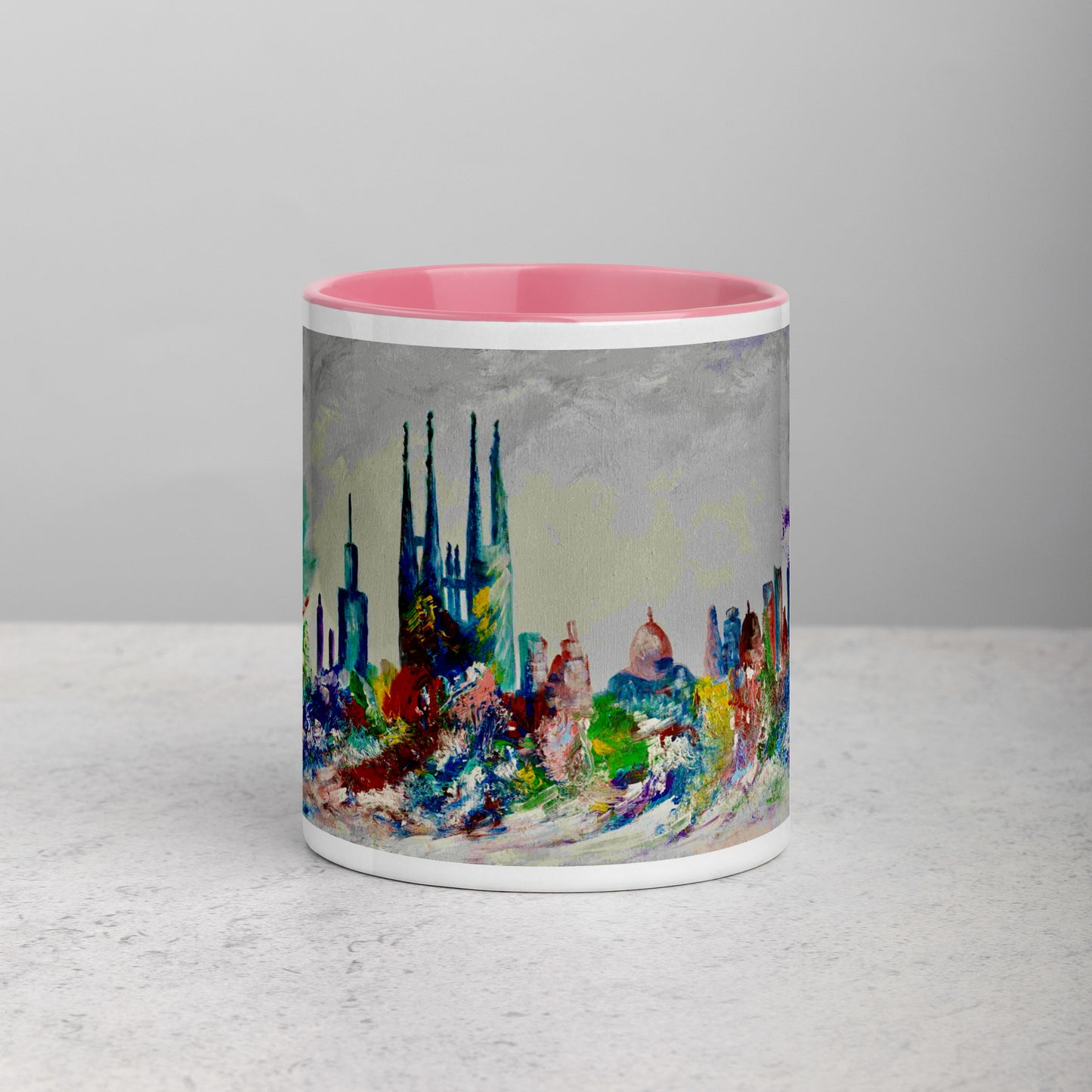 Abstract Barcelona interior color Mug
