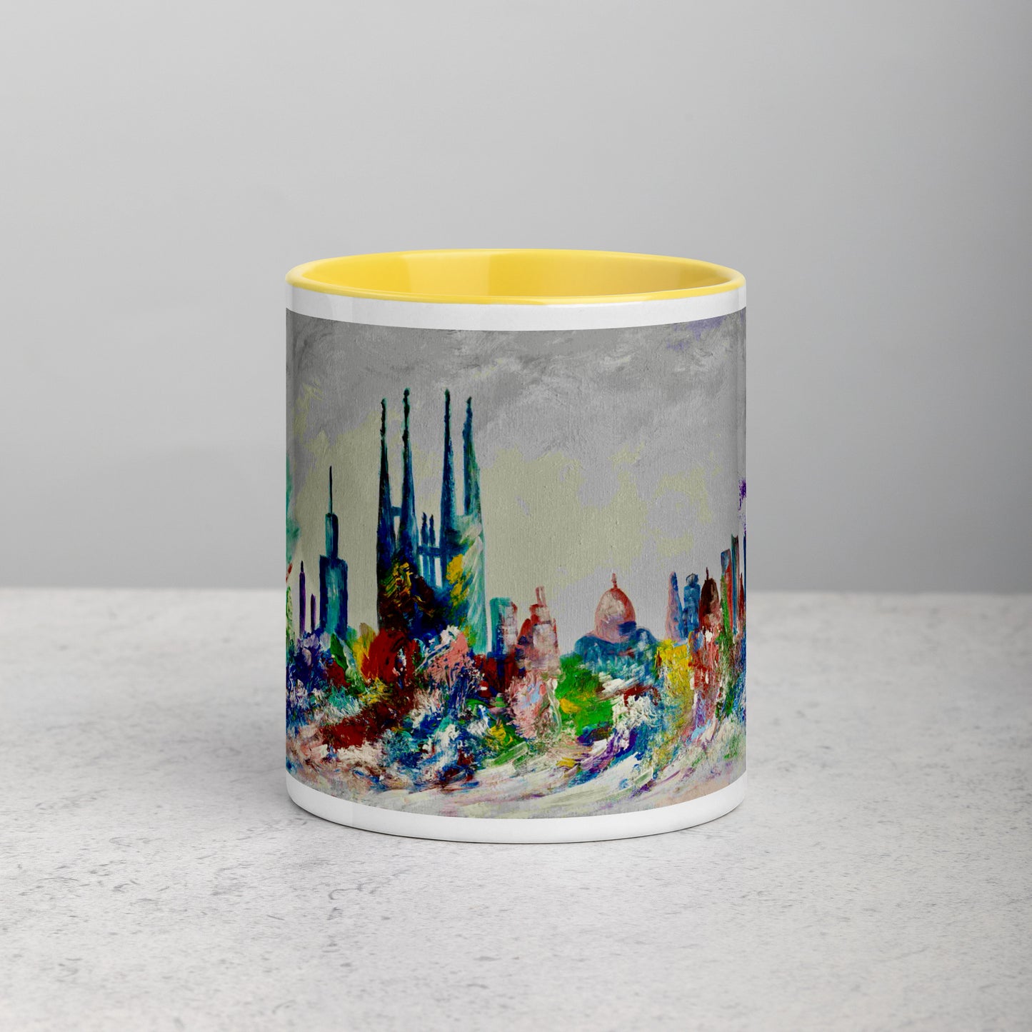 Abstract Barcelona interior color Mug