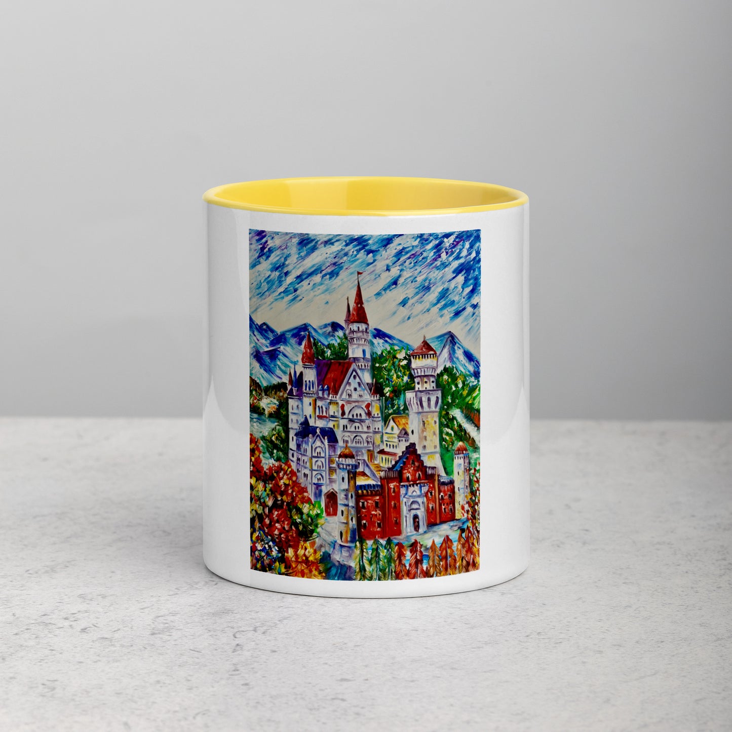 Neuschwanstein Castle Interior Color Mug