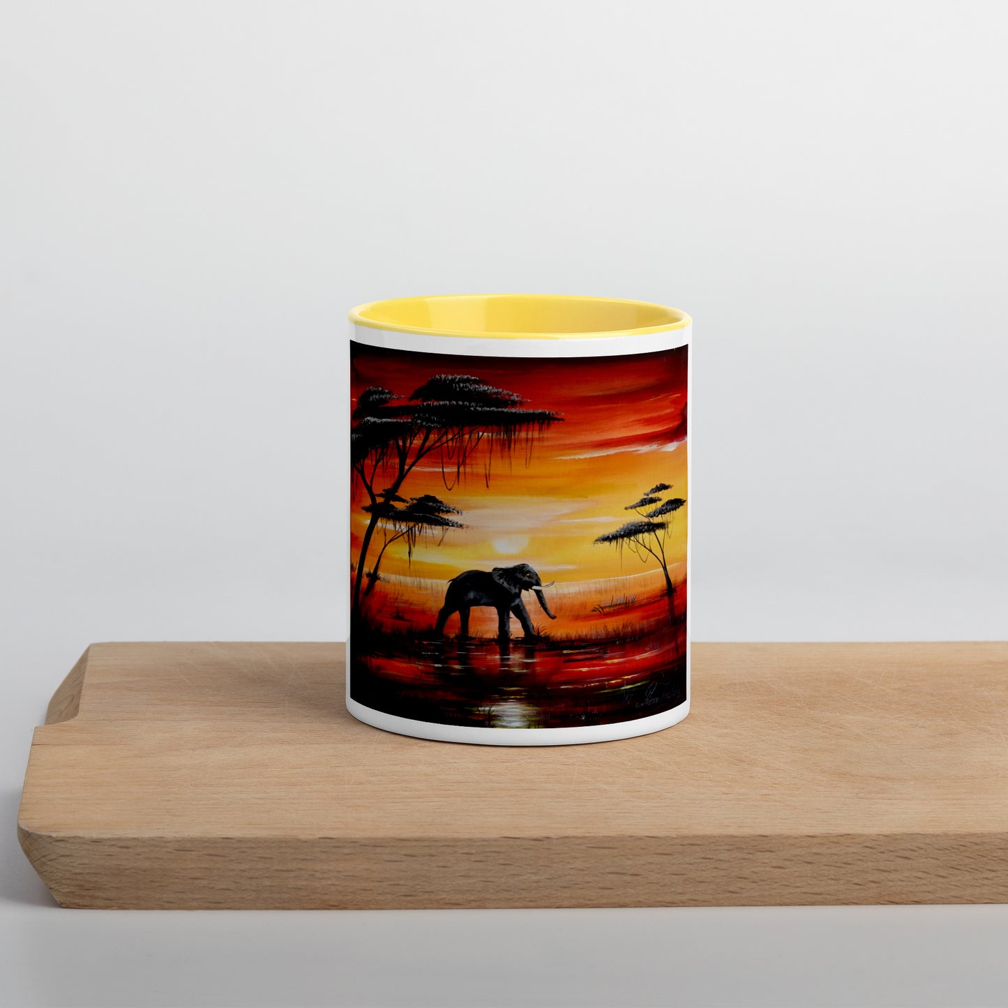 Africa interior color mug